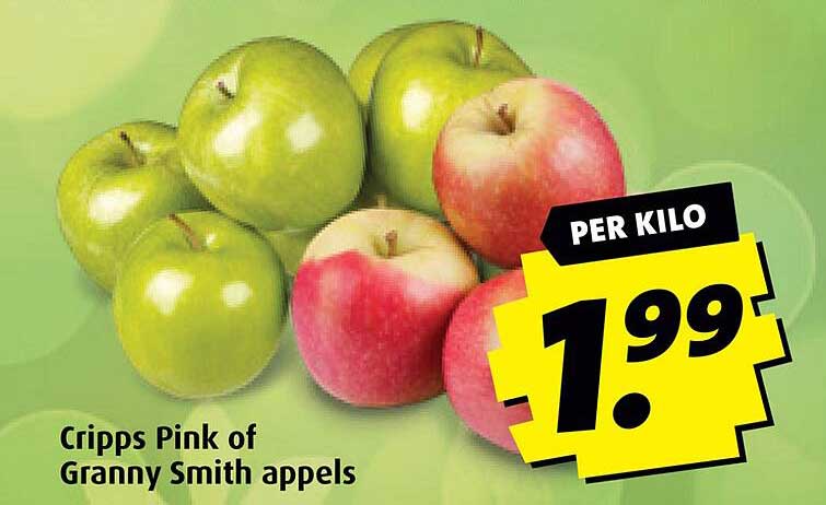 Cripps Pink of Granny Smith appels