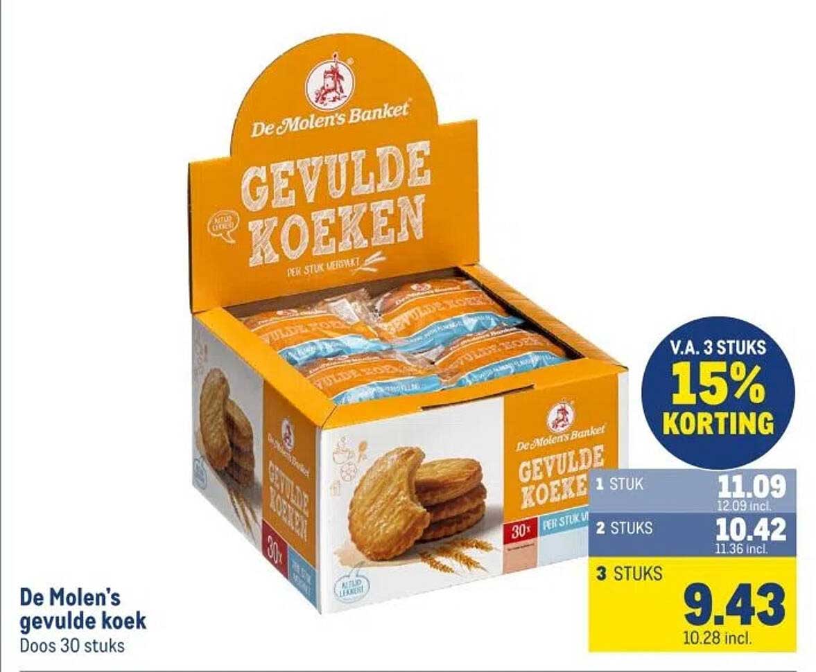 De Molen's gevulde koek