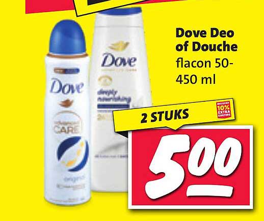Dove Deo of Douche flacon 50-450 ml