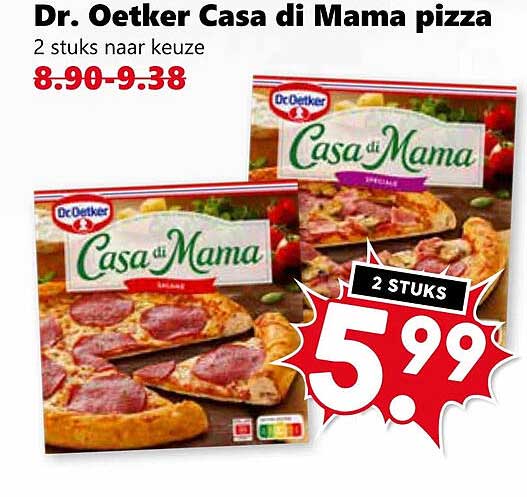 Dr. Oetker Casa di Mama pizza