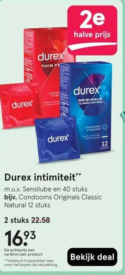 Durex intimiteit**
