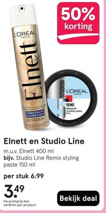 Elnett en Studio Line