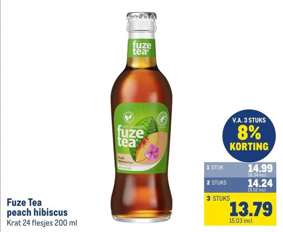 Fuze Tea peach hibiscus