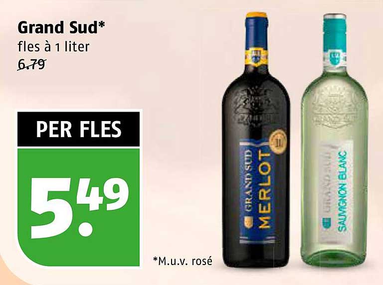 Grand Sud* fles à 1 liter