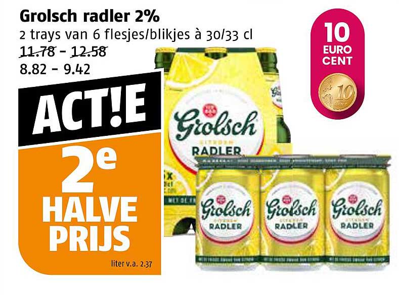 Grolsch radler 2%