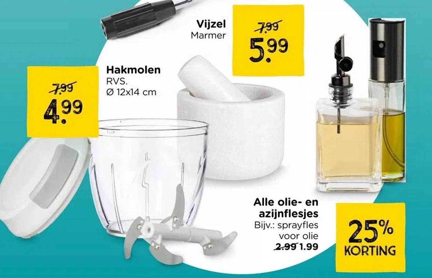 Hakmolen RVS Ø 12x14 cm