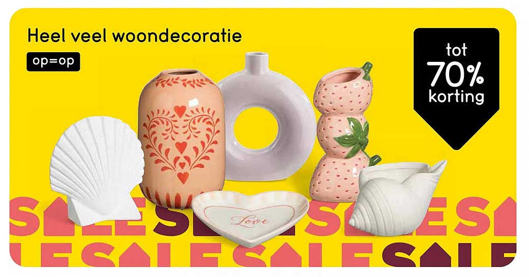 Heel veel woondecoratie