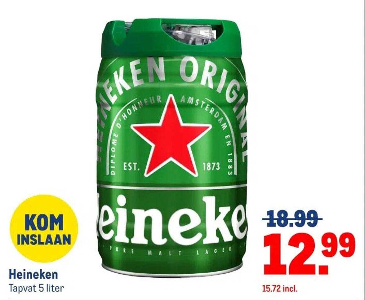 Heineken Tapvat 5 liter