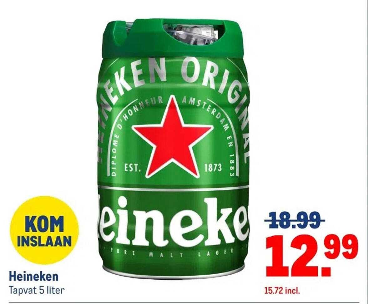 Heineken Tapvat 5 liter