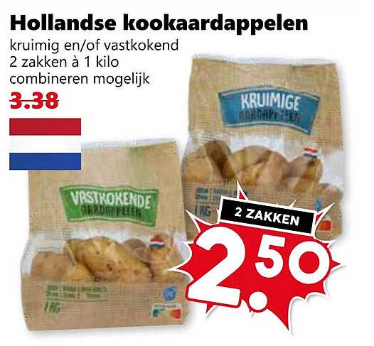 Hollandse kookaardappelen