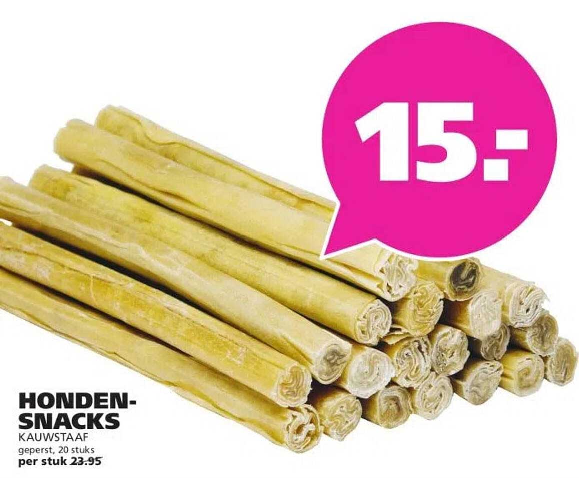 HONDEN-SNACKS KAUWSTAFF