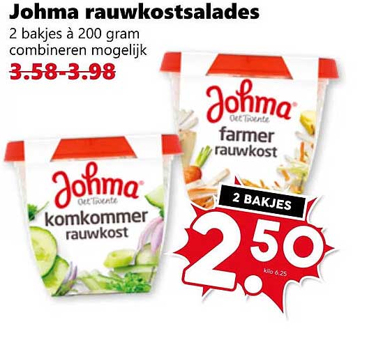 Johma rauwkostsalades