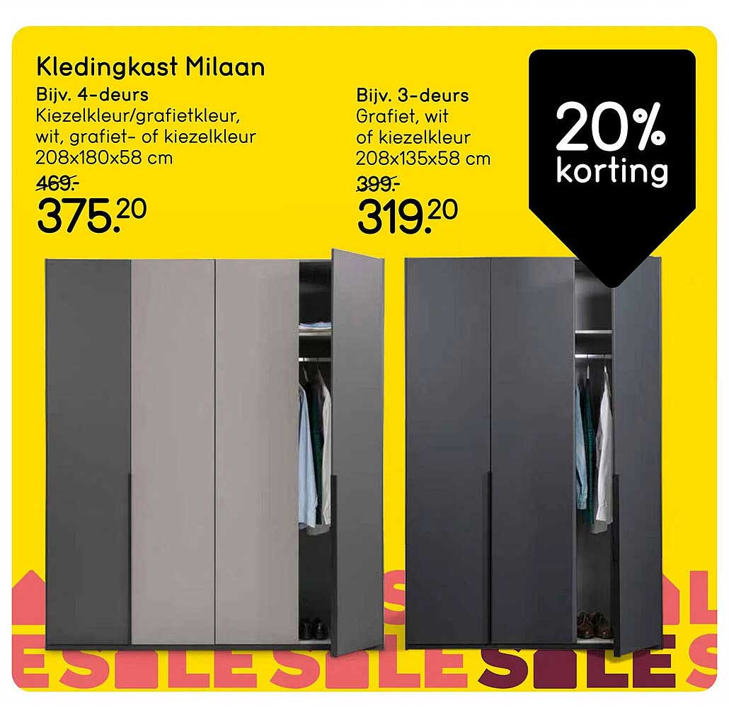 Kledingkast Milaan