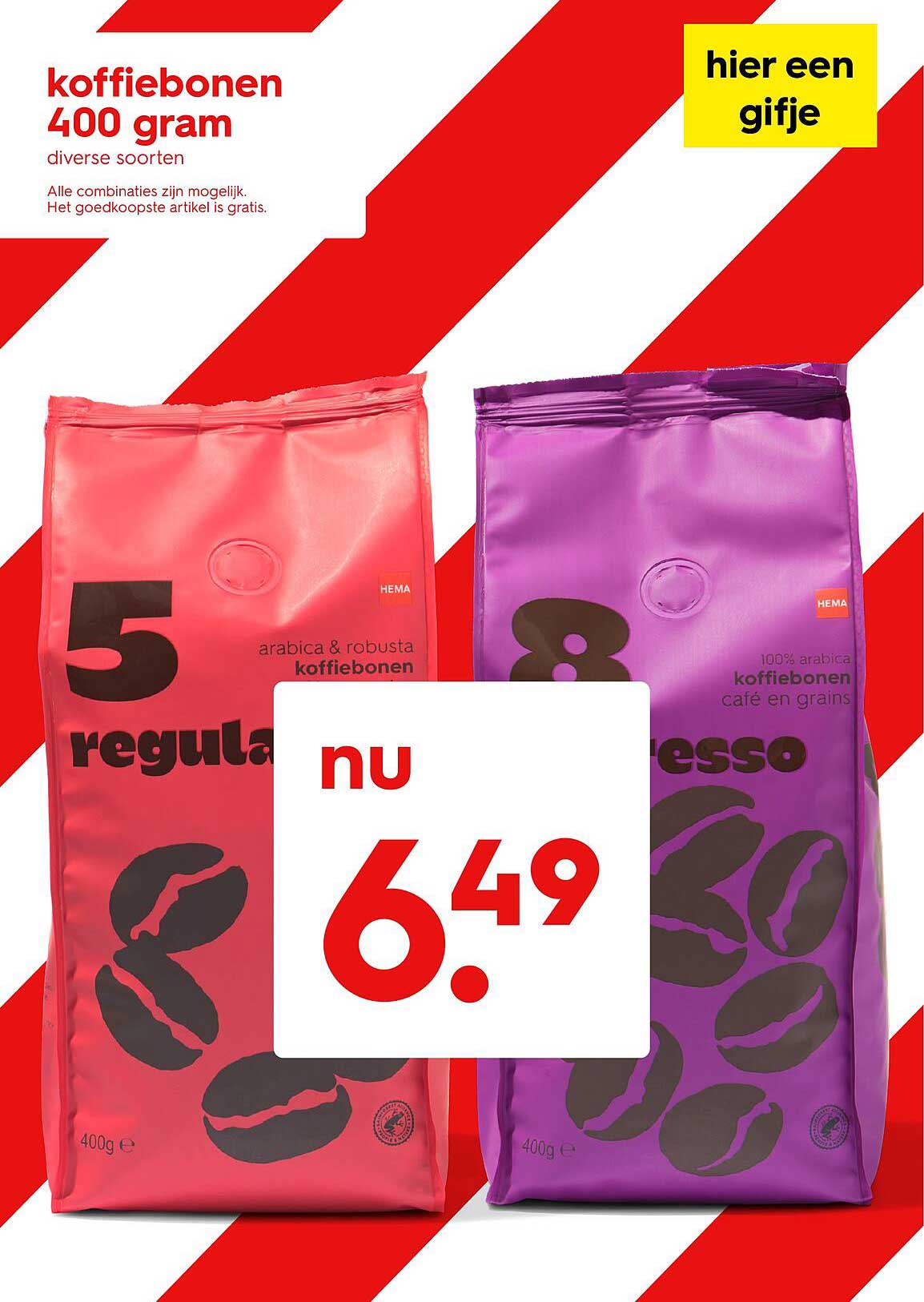 koffiebonen 400 gram diverse soorten