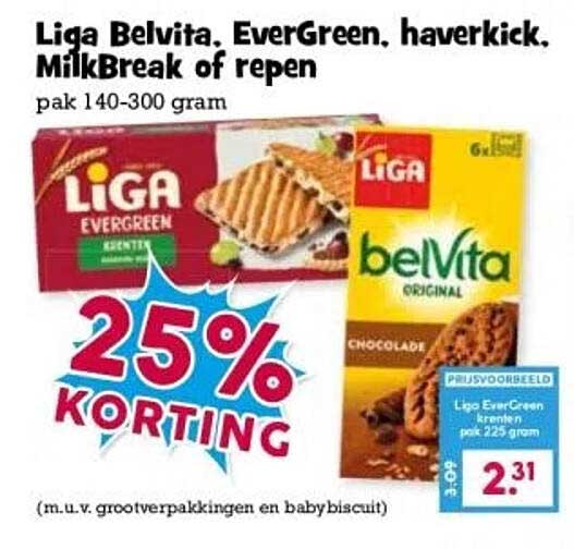 Liga Belvita, EverGreen, haverkick, MilkBreak of repen