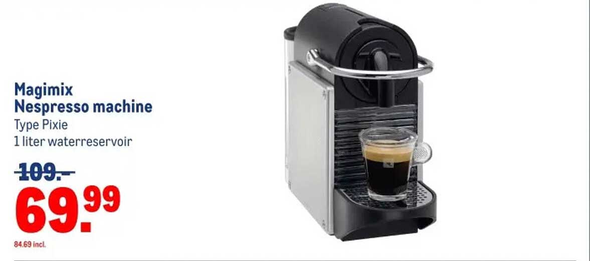 Magimix Nespresso machine Type Pixie