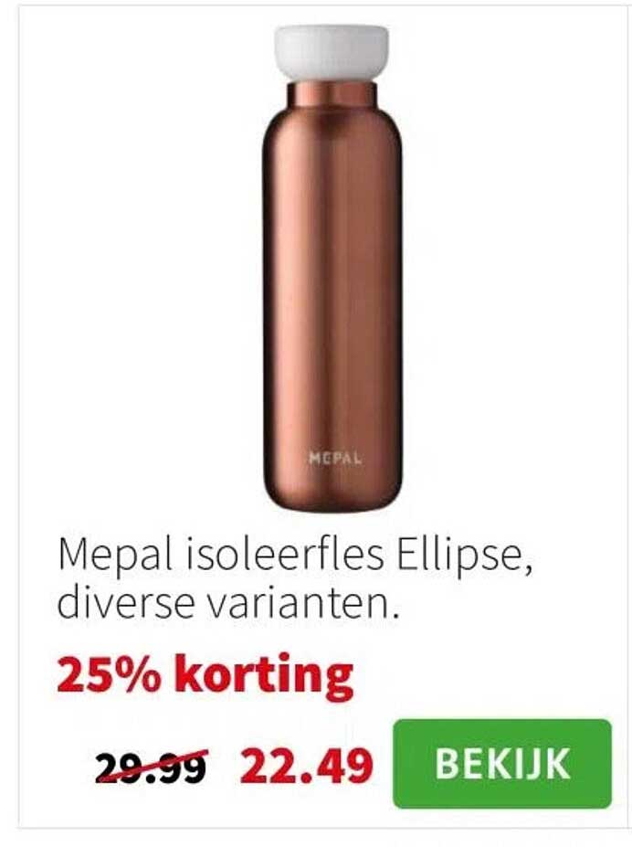 Mepal isoleerfles Ellipse, diverse varianten.