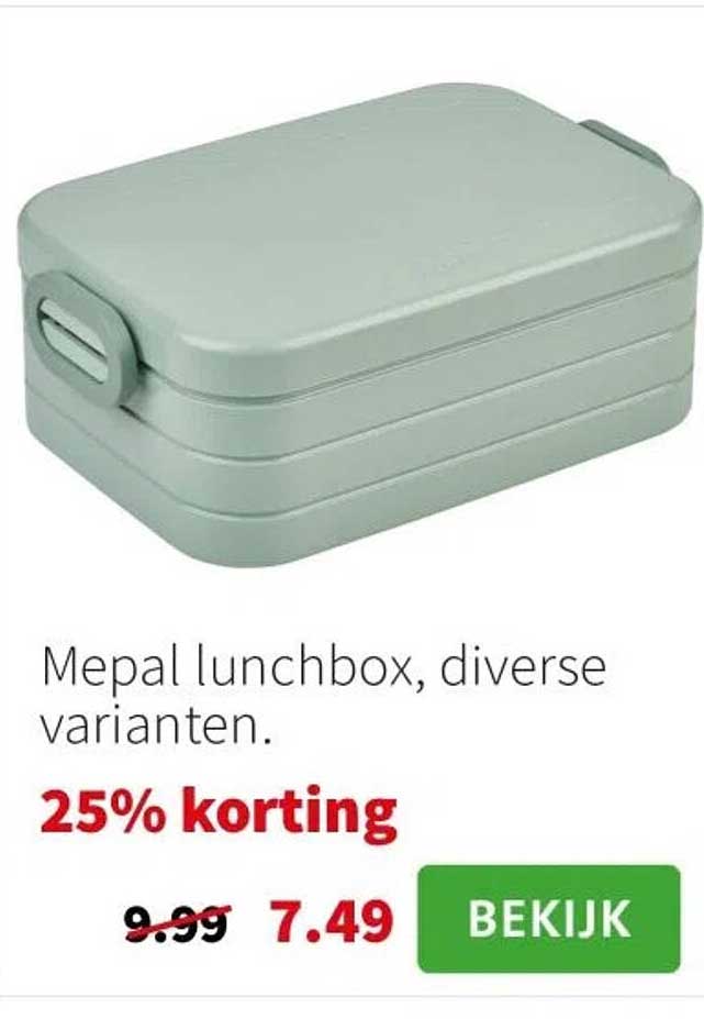 Mepal lunchbox, diverse varianten.