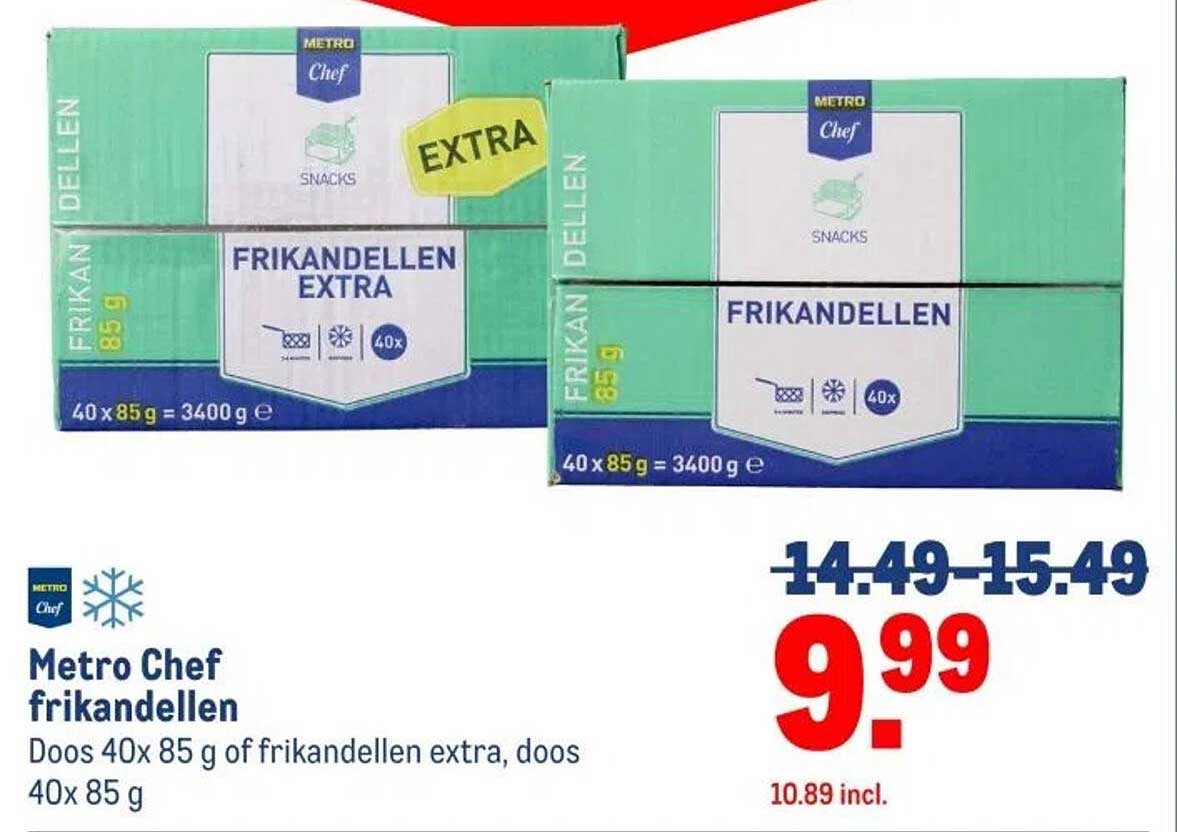Metro Chef frikandellen