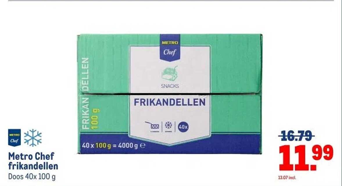 Metro Chef frikandellen