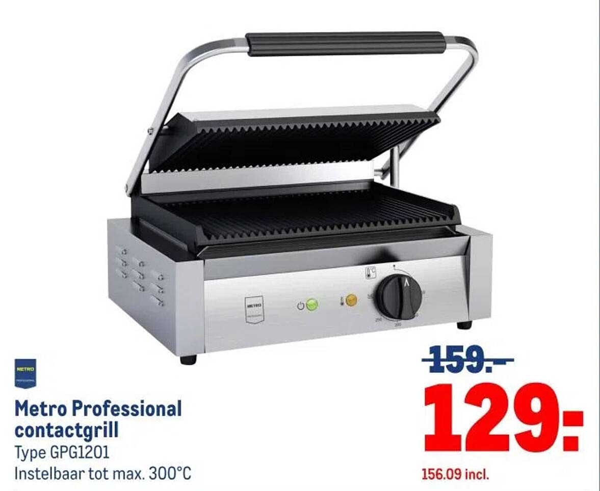 Metro Professional contactgrill Type GPG1201