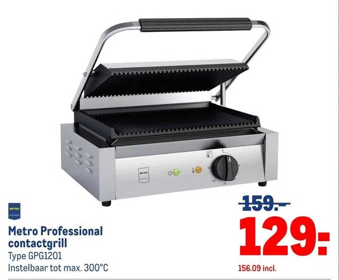Metro Professional contactgrill