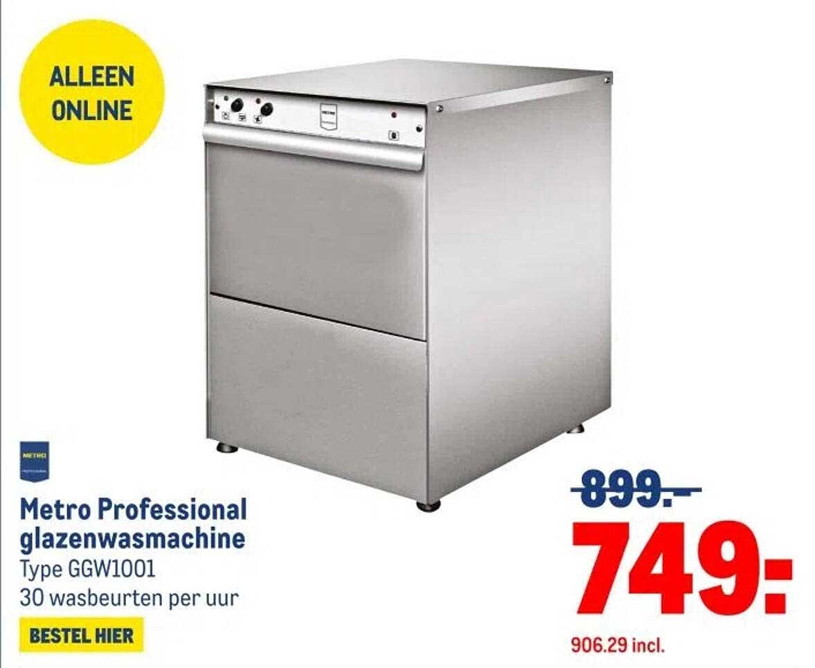 Metro Professional glazenwasmachine