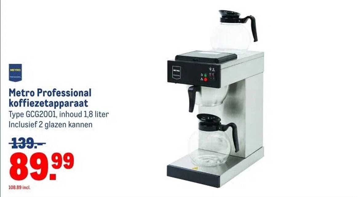 Metro Professional koffiezetapparaat