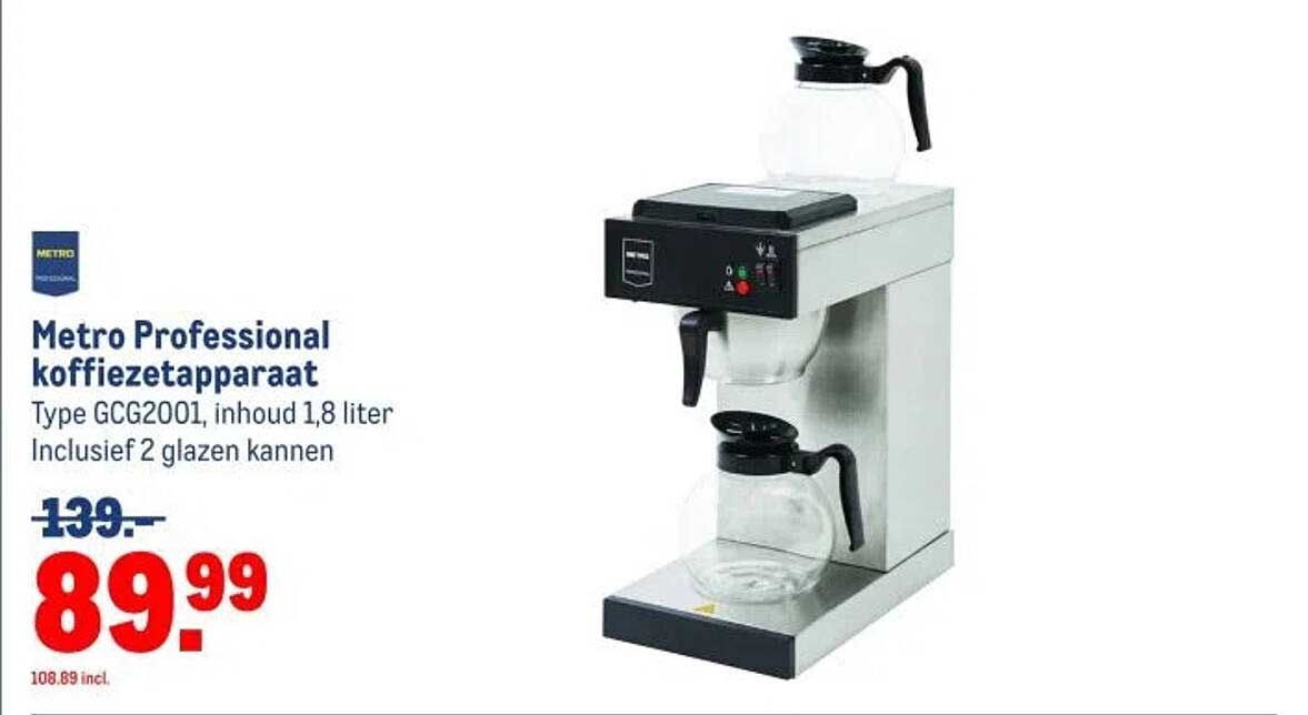 Metro Professional koffiezetapparaat