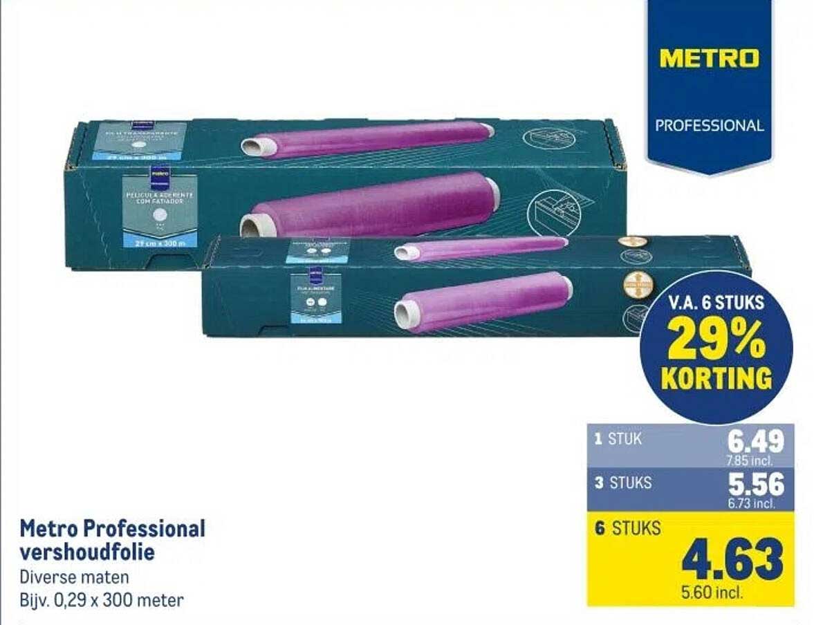 Metro Professional vershoudfolie