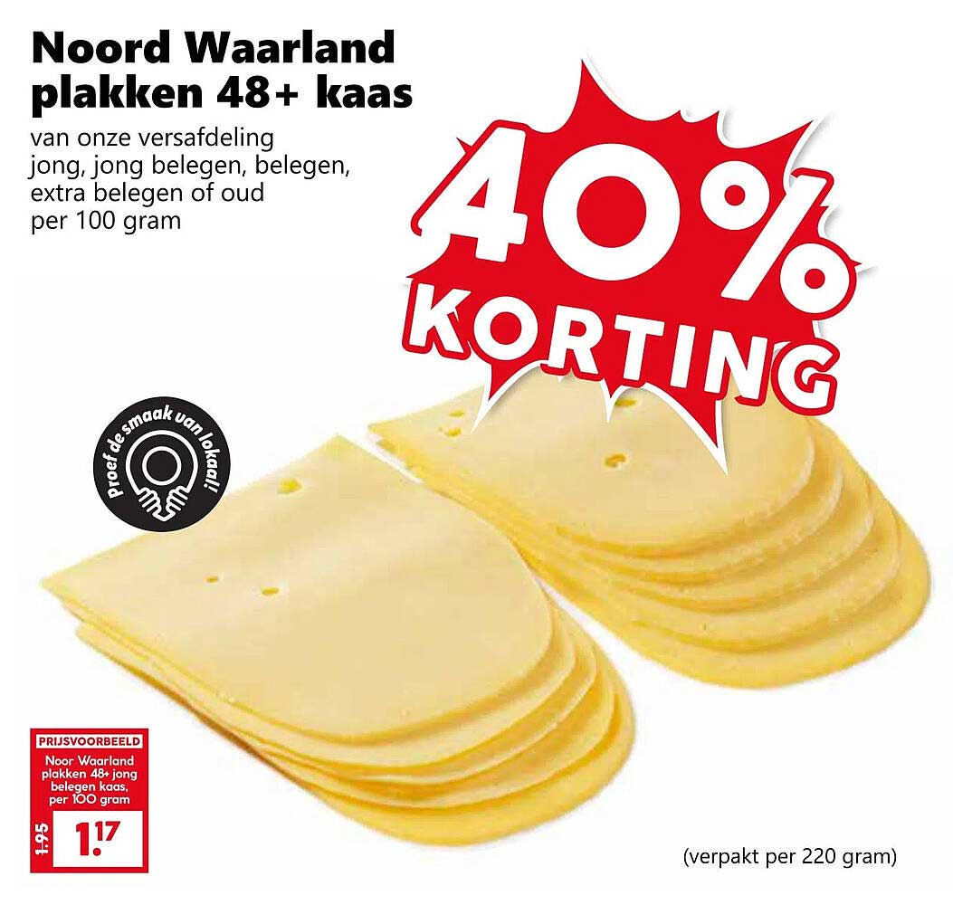 Noord Waaarland plakken 48+ kaas