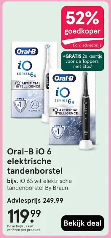 Oral-B iO 6 elektrische tandenborstel