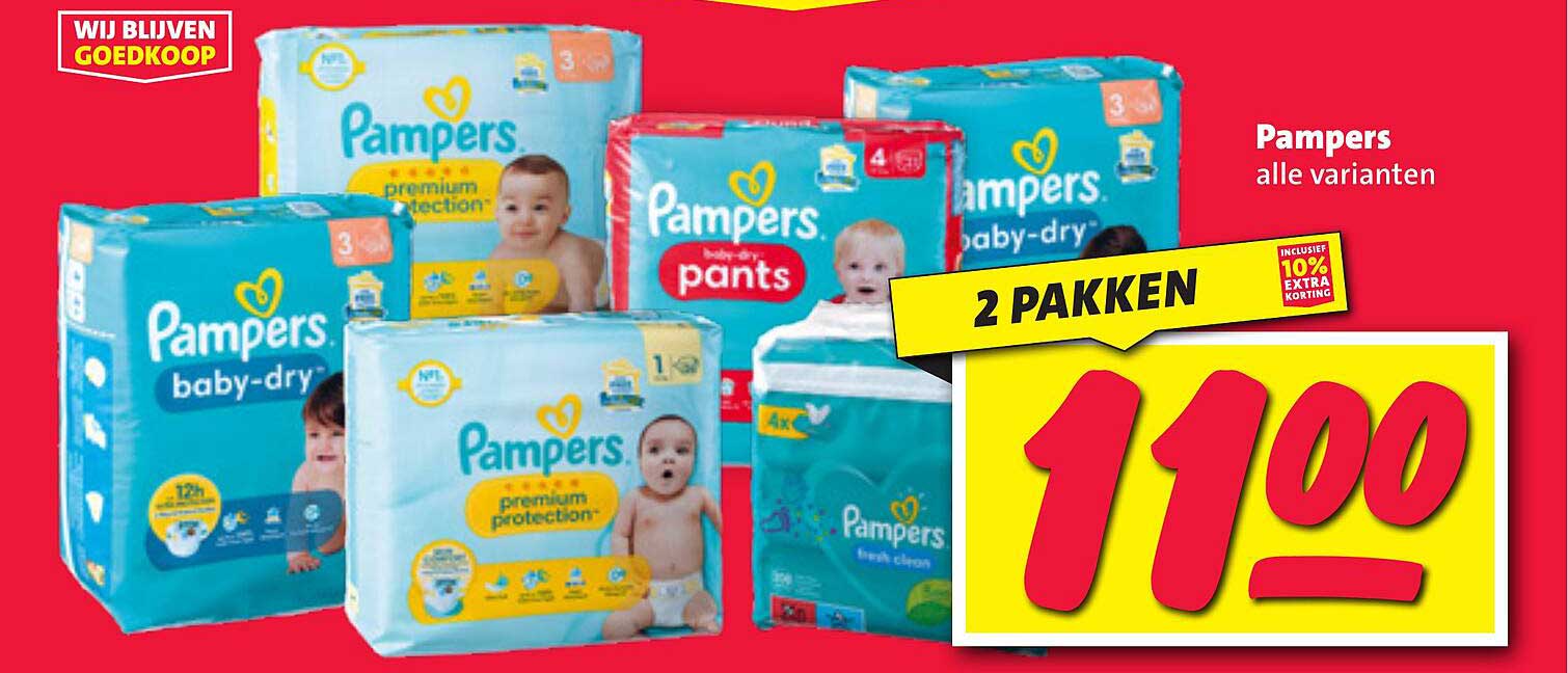 Pampers alle varianten