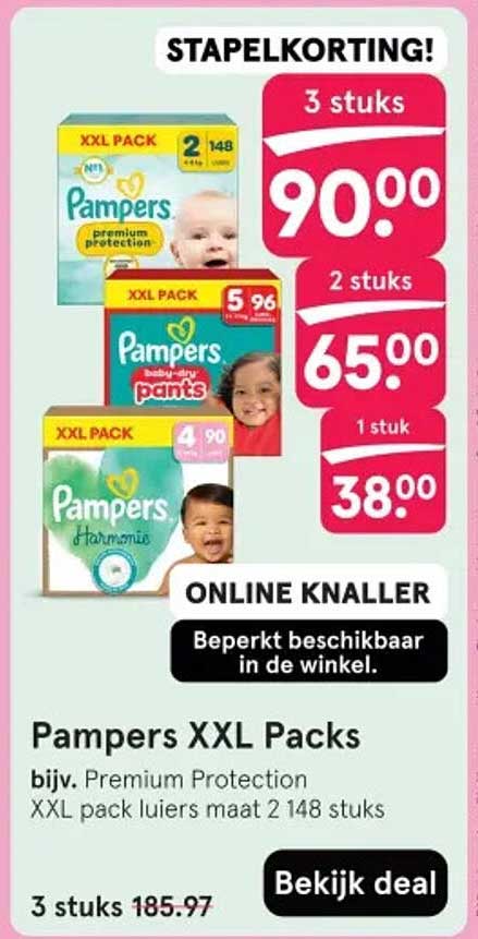 Pampers XXL Packs