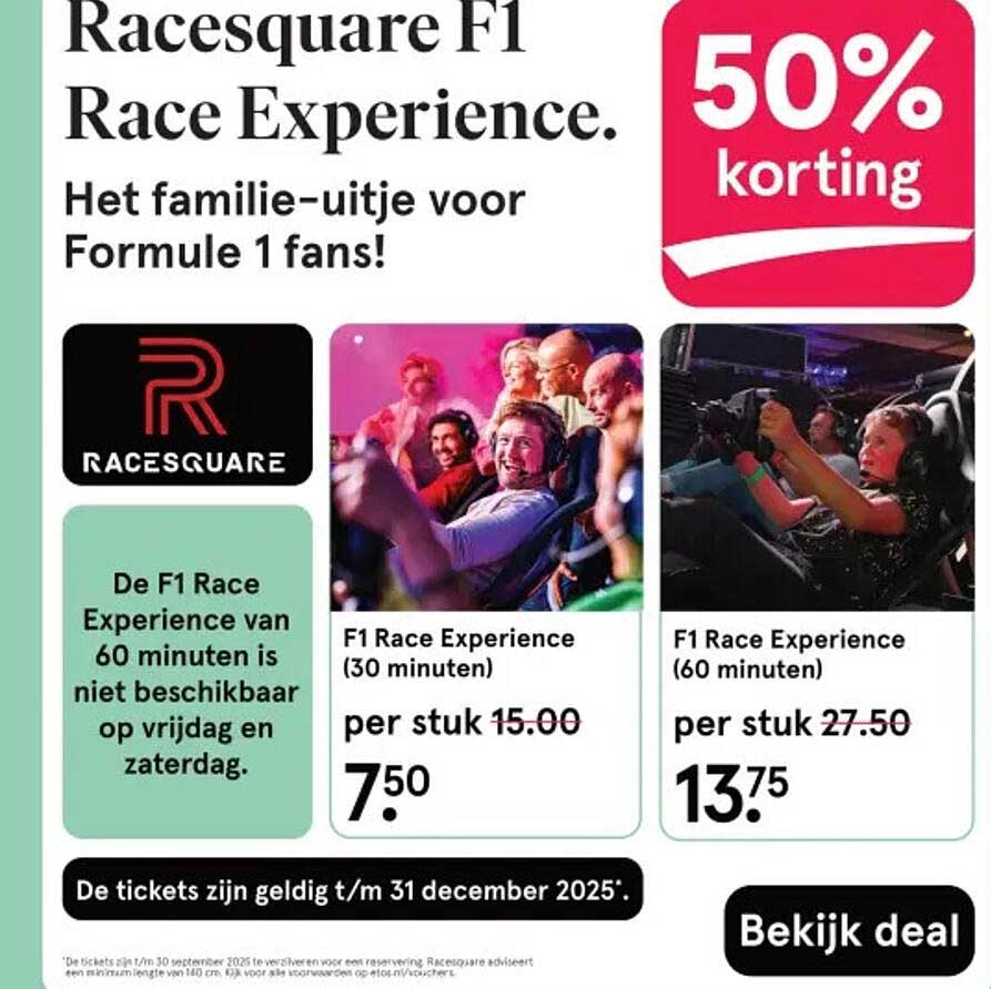 Racesquare F1 Race Experience.