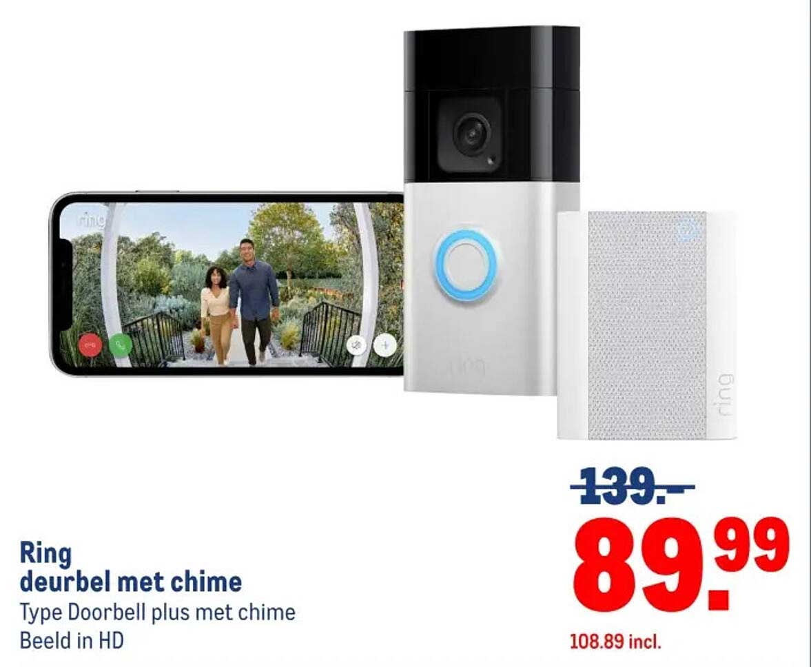Ring deurbel met chime