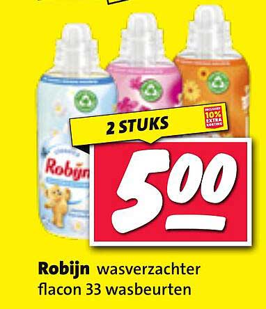 Robijn wasverzachter flacon 33 wasbeurten