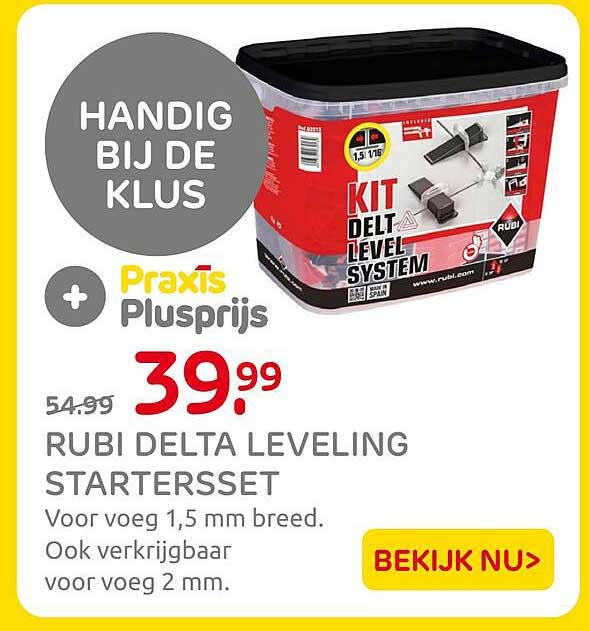 RUBI DELTA LEVELING STARTERSET