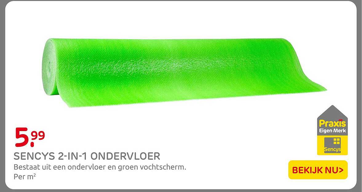 SENCYS 2-IN-1 ONDERVLOER
