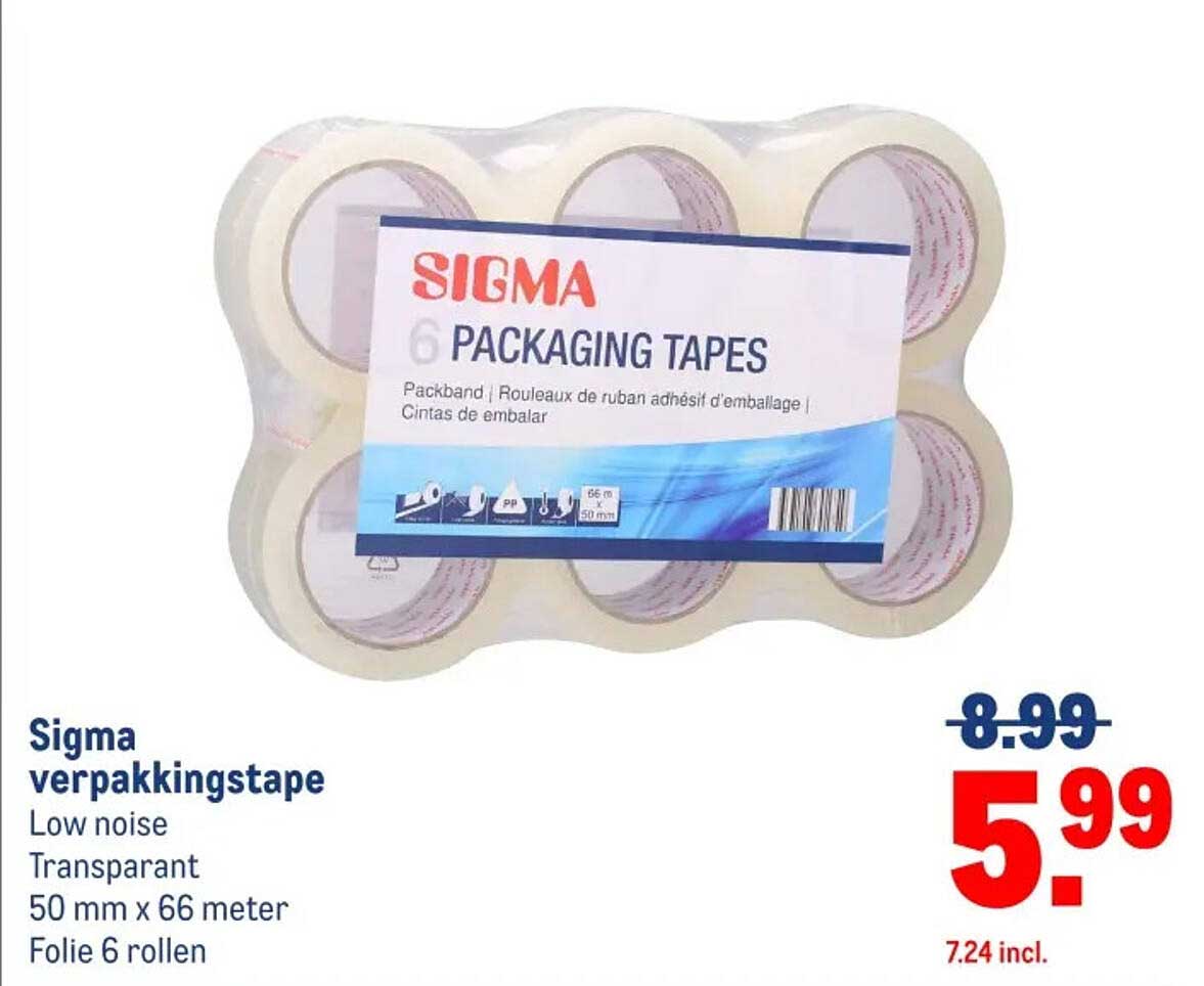 Sigma verpakkingtape