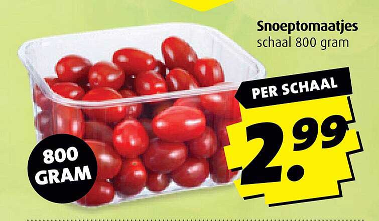 Snoeptomaatjes schaal 800 gram