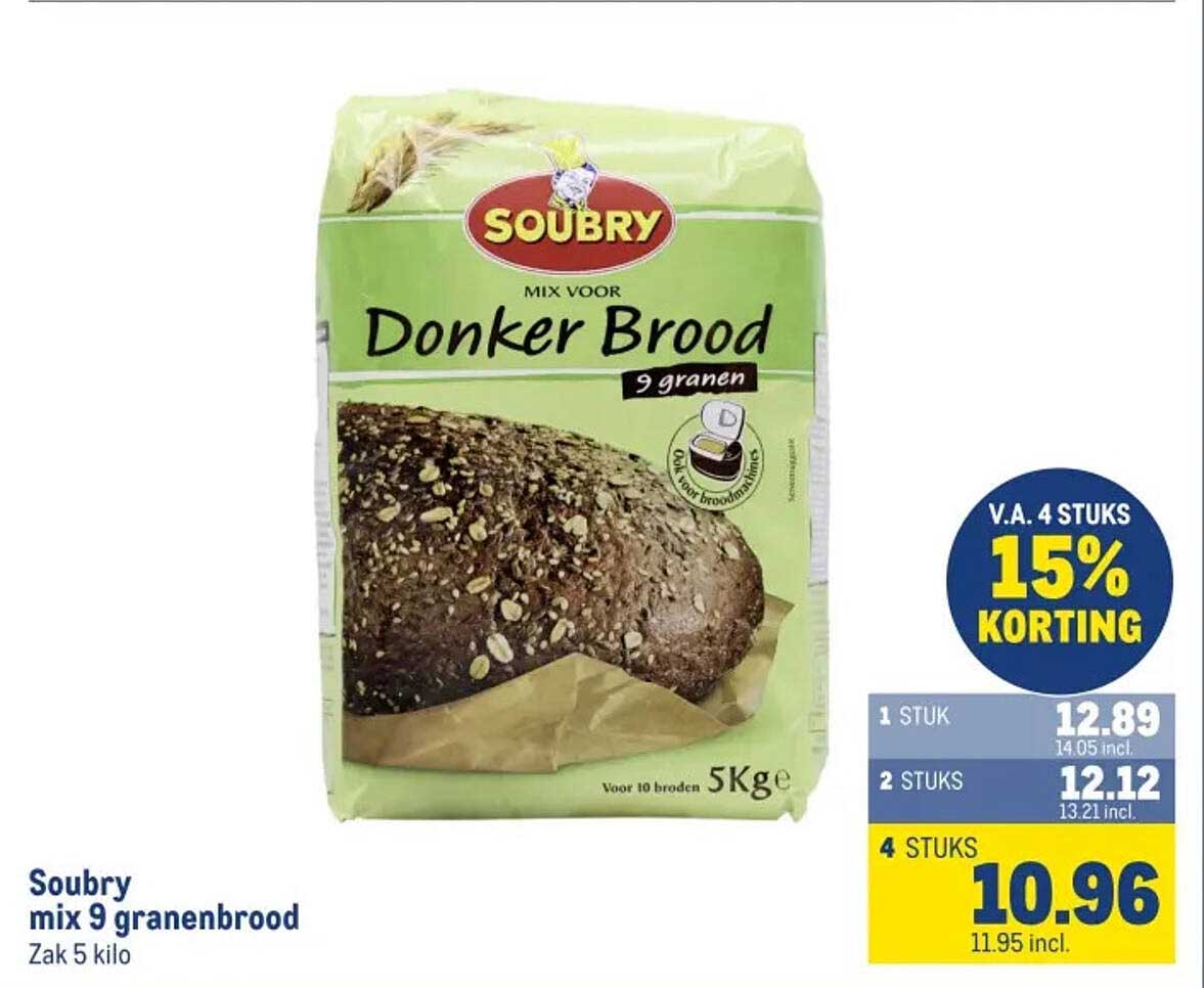 Soubry mix 9 granenbrood