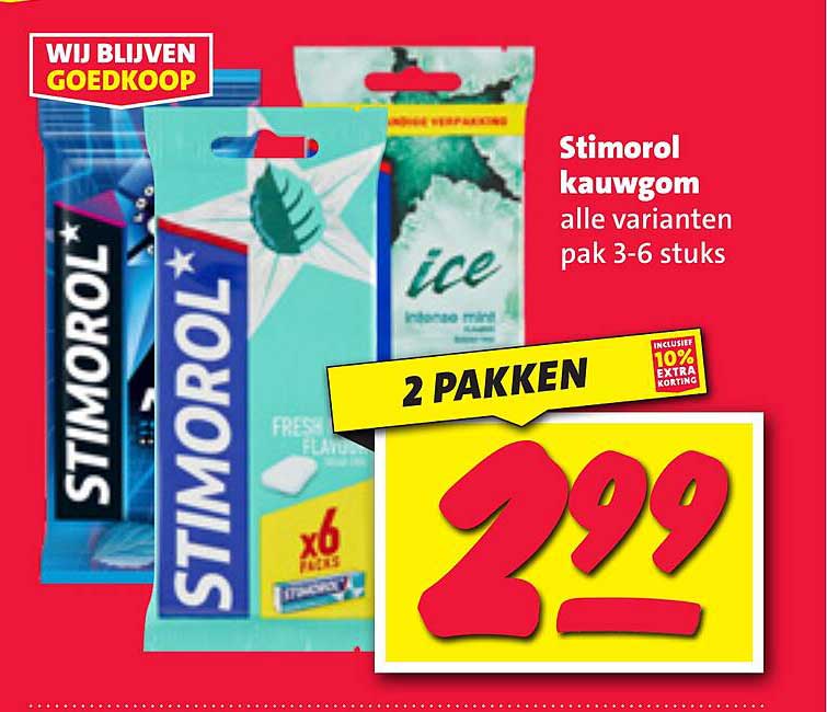 Stimorol kauwgom alle varianten pak 3-6 stuks