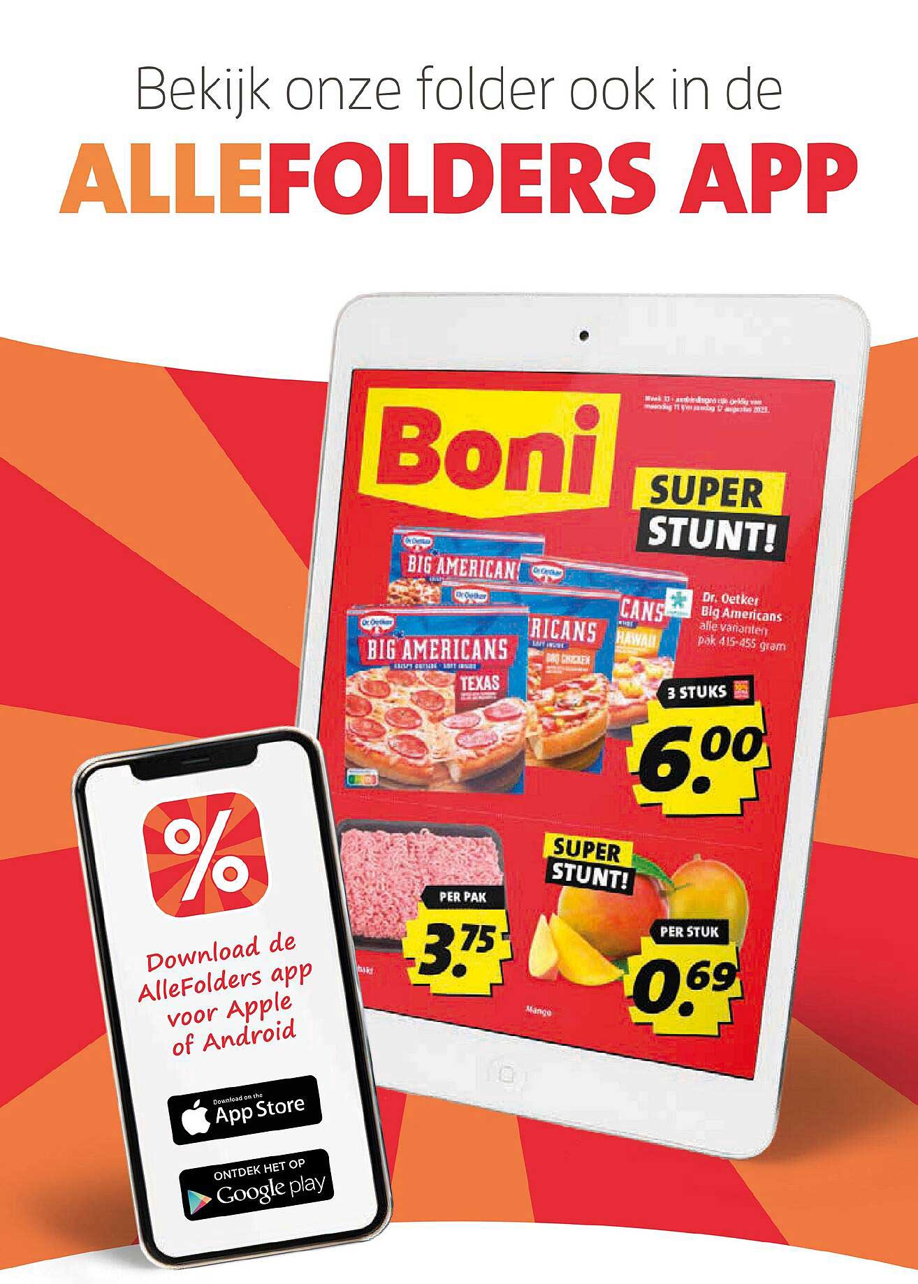 Super Stunt! Dr. Oetker Big Americans 3 stuks voor 6,00