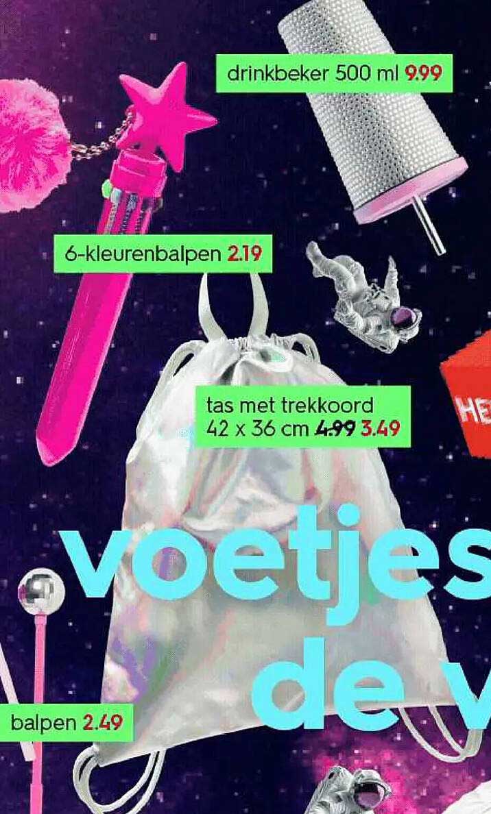 tas met trekkoord 42 x 36 cm
