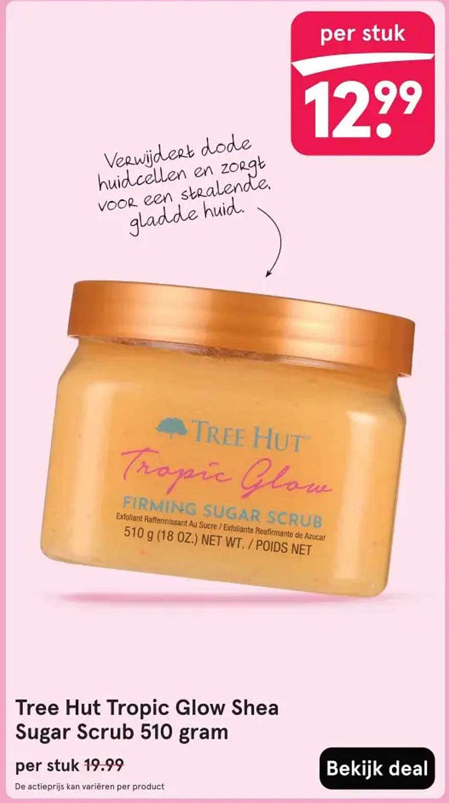 Tree Hut Tropic Glow Shea Sugar Scrub 510 gram