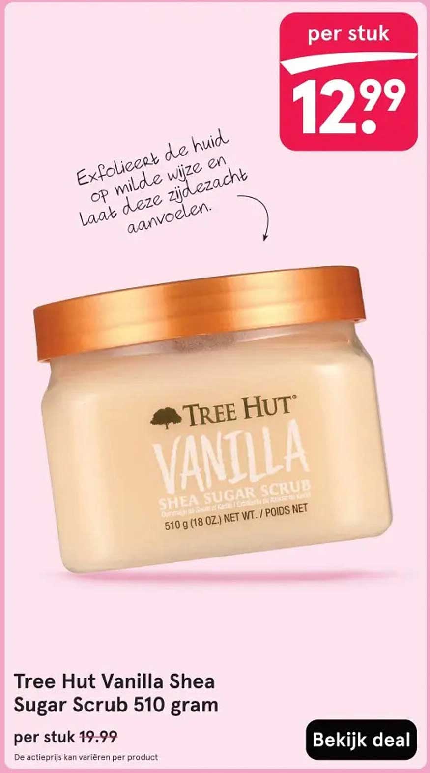 Tree Hut Vanilla Shea Sugar Scrub 510 gram