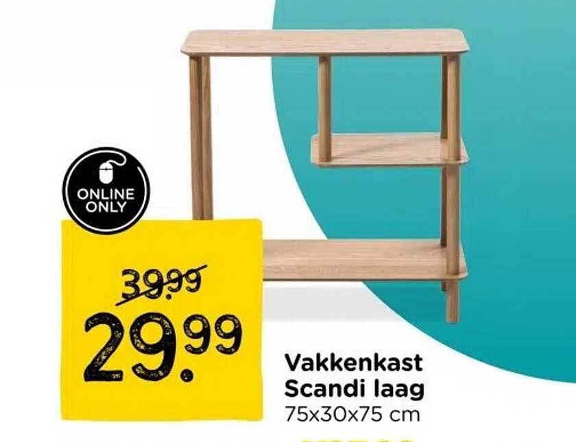 Vakkenkast Scandi laag
