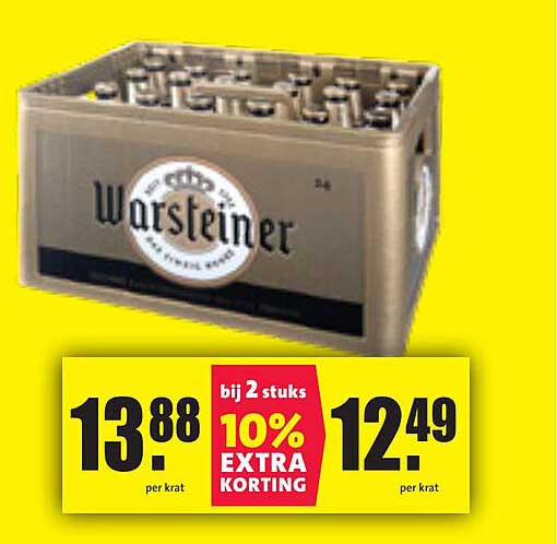 Warsteiner Bier 24 Flessen