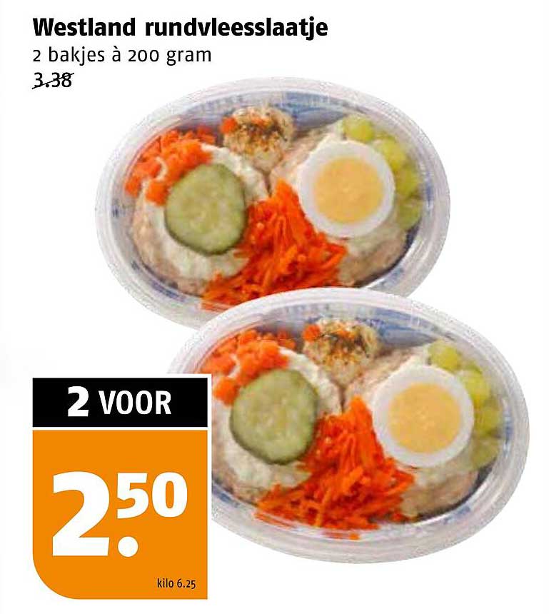 Westland rundvleeslaatje
